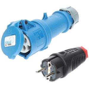 Produktbild für CEE-Adapter Kalle-das-Kabel 121880-02, Länge 1,5m