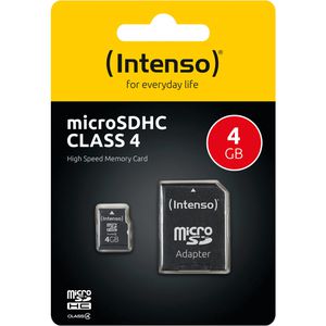 Produktbild für Micro-SD-Karte Intenso 3403450, 4GB
