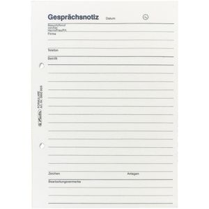 Produktbild für Gesprächsnotiz Herlitz 892505, A5