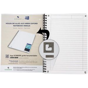 Produktbild für Collegeblock Oxford 353002403 Office Book, A5
