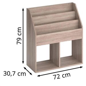 Produktbild für Bücherregal Vicco Luigi, sonoma eiche