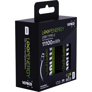 Produktbild für Akku Verico Loopenergy 1,5 V, 7400 mAh