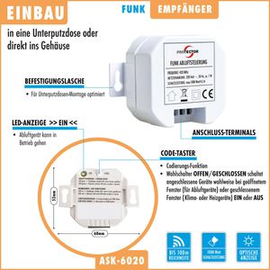 Produktbild für Abluftsteuerung Protector ASK 6020 Funk