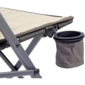 Produktbild für Campingstuhl Uquip JUSTY XL, boulder, bis 120 kg