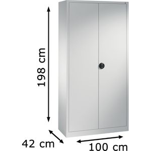 Produktbild für Magazinschrank CP-Möbel Serie 13, grau