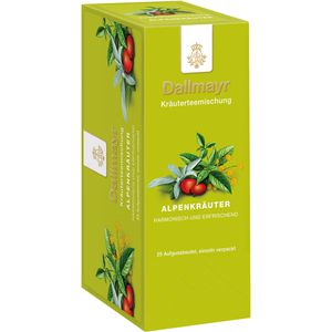 Dallmayr Tee Alpenkräuter, 25 Teebeutel, 50g