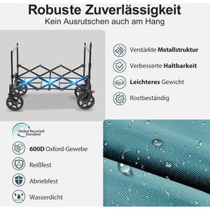 Produktbild für Bollerwagen Sekey XXL FW218, faltbar