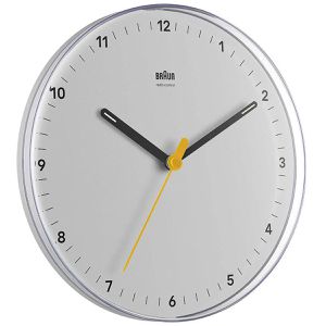 Produktbild für Wanduhr Braun BC26W-DCF, Kunststoff, analog, Funkuhr