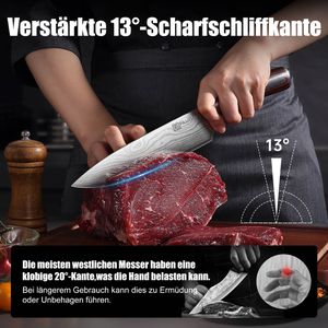 Produktbild für Kochmesser Paudin Universal Classic N1, mit Pakkaholzgriff
