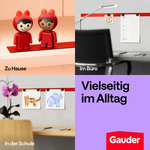 Produktbild für Magnetband Gauder Metallband, rot