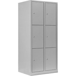 Schließfachschrank Lüllmann 523320, lichtgrau