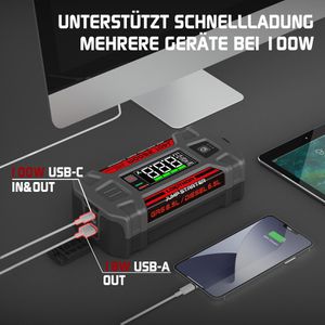 Produktbild für Starthilfe-Powerbank Lokithor J401, 3 in 1, 12 V