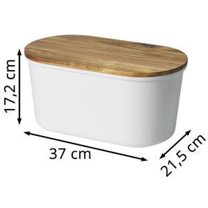 Produktbild für Brotkasten Echtwerk Brotbox fresh Melamin / Akazie