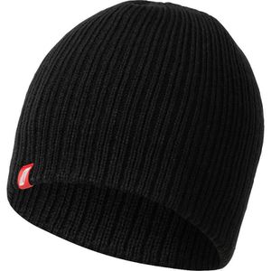 Wintermütze NITRAS Strick-Beanie, schwarz