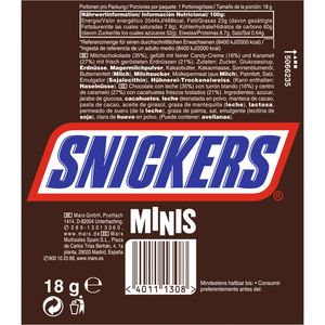 Produktbild für Schokoriegel Snickers Minis