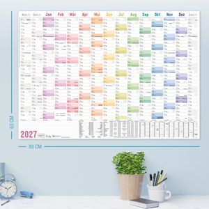Produktbild für Plakatkalender Häfft 11425-1, Rainbow gefalzt, Jahr 2027