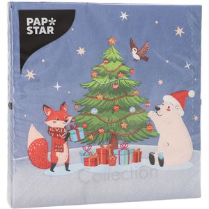Produktbild für Servietten Papstar 37218 Christmas Party