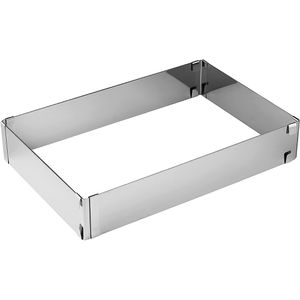 Backrahmen Zenker Patisserie 7709, mit Klemmung, aus Edelstahl