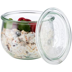 Produktbild für Einmachglas APS Weck-Glas, mit Glasdeckel