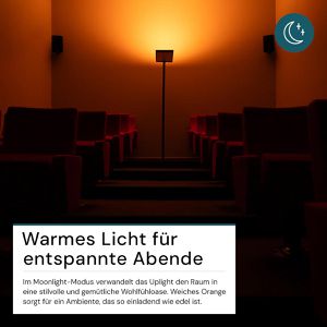 Produktbild für Stehlampe Luxula LX700196, LED, grau, 203 cm