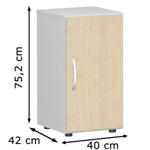 Produktbild für Aktenschrank Geramöbel Flex, aus Holz