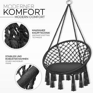 Produktbild für Hängesessel tillvex TVHS01, bis 200 kg, Indoor