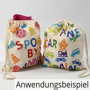 Produktbild für Turnbeutel Creativ-Company hellnatur, 3 Stück