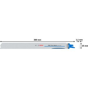 Produktbild für Säbelsägeblatt Bosch PRO Thin Metal precise S1237EAF