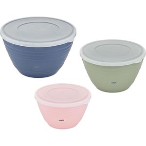 Schüssel Emsa Prep & Bake K325S3, Set mit Deckel, 3-teilig