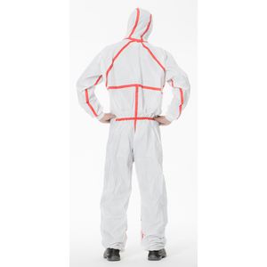Produktbild für Schutzanzug 3M 4565, weiß-rot, 20 Stück