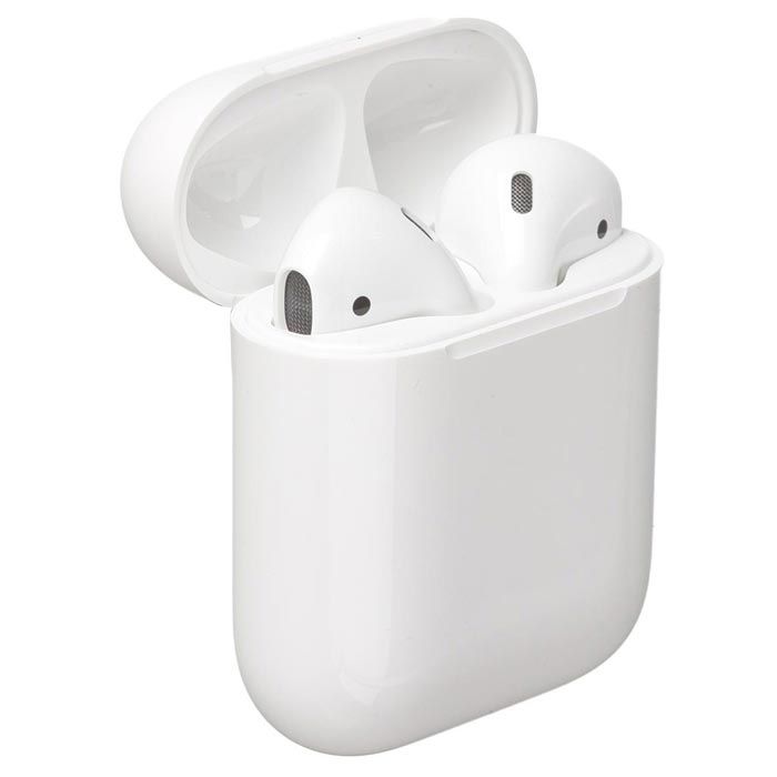 Apple Headset AirPods MV7N2ZM/A, 2. Generation, mit Ladecase, Bluetooth ...
