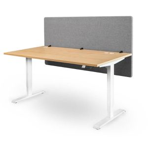 Produktbild für Tischtrennwand Ergotopia RGOFOC-160-G, grau