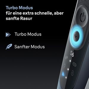 Produktbild für Elektrorasierer Braun Series 6, 62-G1650s, grau