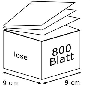 Produktbild für Zettelklotz Westcott E-733199 00, lose