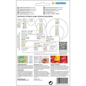 Produktbild für Vielzwecketiketten Herma 2450, weiß