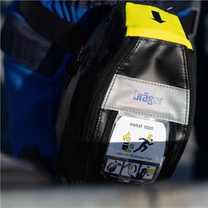Produktbild für Fluchthaube Dräger PARAT Soft Pack 7520