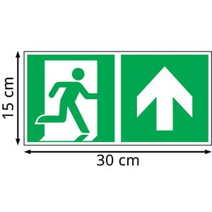 Produktbild für Hinweisschild Abtec ISO 7010 E002+E005 Aluminium
