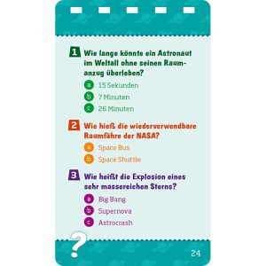 Produktbild für Spielbuch WAS-IST-WAS 378867778, Quiz Weltall