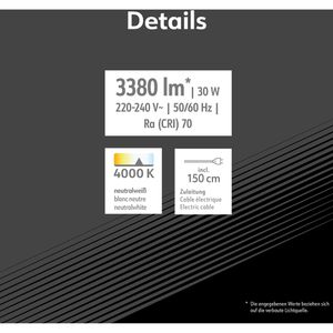 Produktbild für Baustrahler Müller-Licht Denver, LED, Netzbetrieb, 1,5 m Kabel