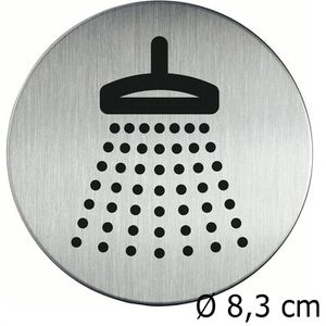 Produktbild für Hinweisschild Durable 4938-23 Picto, Edelstahl