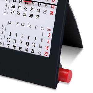 Produktbild für Tischkalender Zettler schwarz, Aufstellkalender