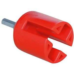 Produktbild für Isolatoren AKO Easy Drill EDX, mit Holzgewinde, Ringisolator