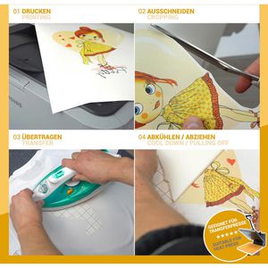 Produktbild für Transferpapier Skullpaper Laser, DIN A4