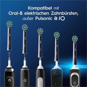 Oral-B Aufsteckbürsten Pro 12 AG Stück Black – CrossAction FFU, Böttcher schwarz