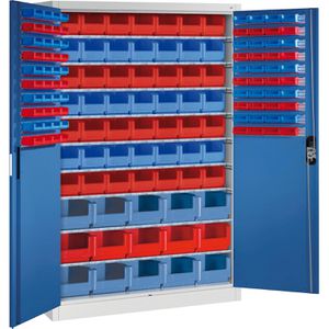 Magazinschrank CP-Möbel Acurado, grau / blau