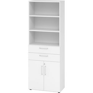 Kombischrank Hammerbacher Serie 9 Advanced, weiß