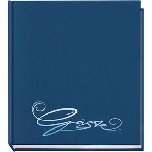 Veloflex Gästebuch 5420050 Classic 20,5 x 24cm, 144 Seiten, mit Prägung, dunkelblau