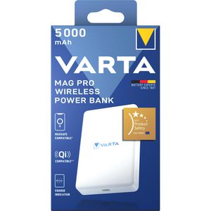 Produktbild für Powerbank Varta Mag Pro Wireless, 57903, 5000mAh