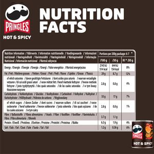 Produktbild für Chips Pringles Hot &amp; Spicy