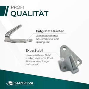 Produktbild für Planenhaken CargoVA 9329, Hakenplatte